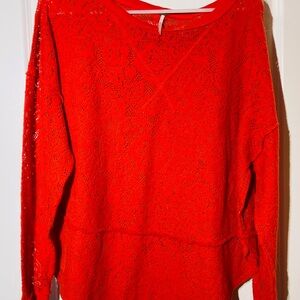 Free People Scarlet Crew Neck Sweater
